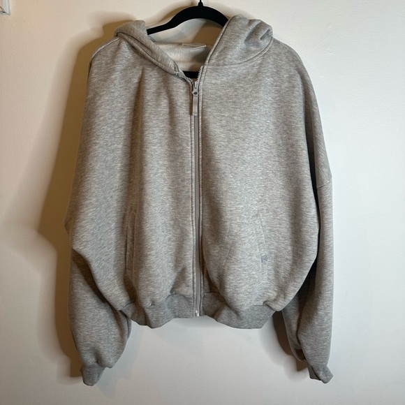 Gray Zip-Up Hoodie - Picture 1 of 5